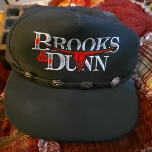 Autographed Brooks & Dunn Hat Getcha Some Tour 1993 Vintage Strap Back RARE